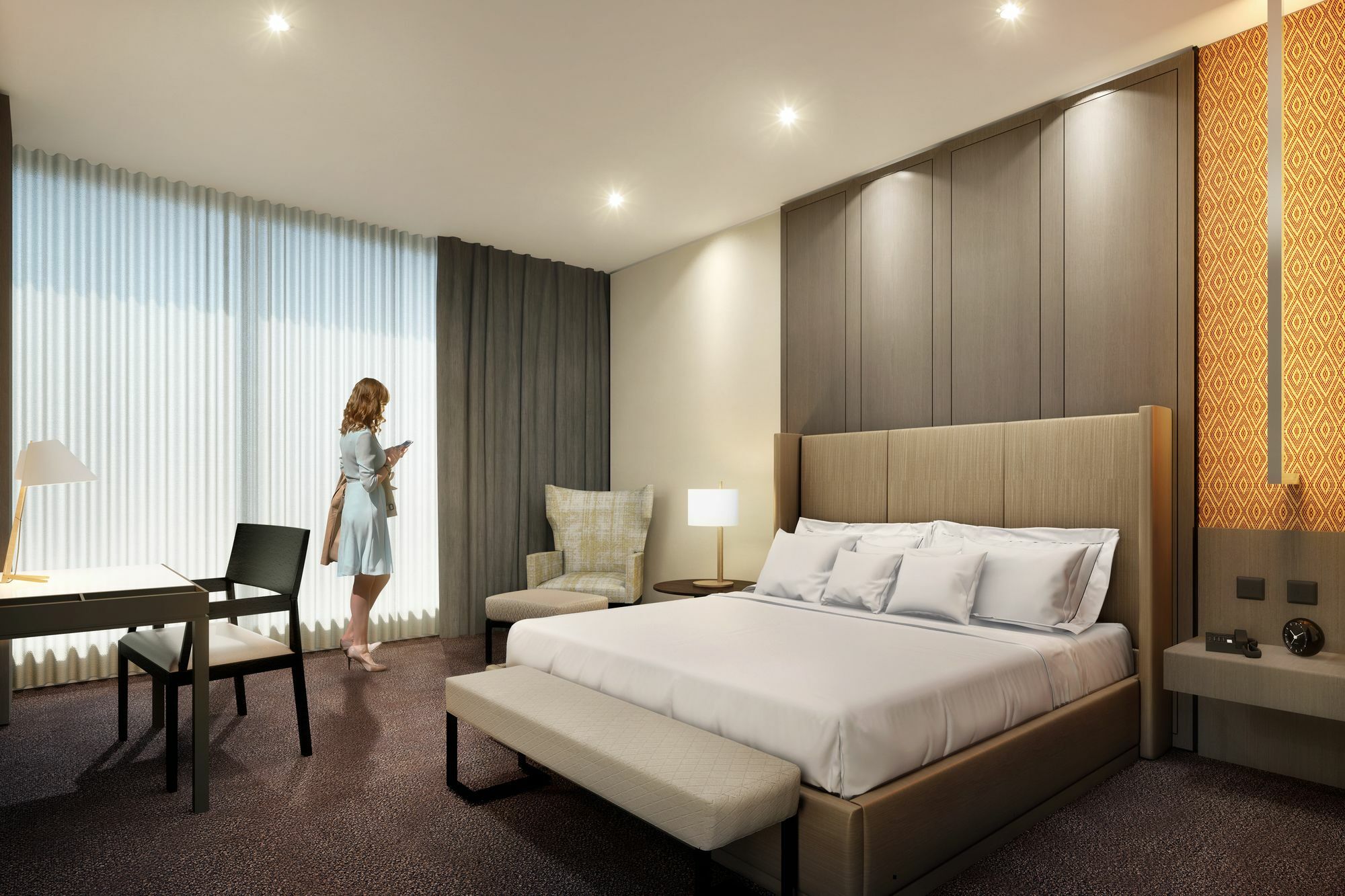 Hotel Grand Hyatt Bogotá Zewnętrze zdjęcie A bedroom
